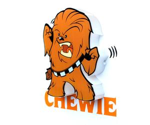 3d light fx lampara led 3d pared chewie star wars disney mini
