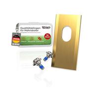 3DHerb® 36 x Cuchillas de repuesto de titanio de alta calidad y tornillos de seguridad - Compatible con Dreame Mova | VIAX | LiDAX... Robots de corte - Grosor de la hoja de 0,9 mm para un placer