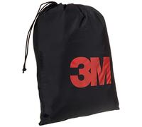 3M 17338 - Bolsa de Almacenamiento Reutilizable de Nailon con respirador FF-400-25, Color Negro