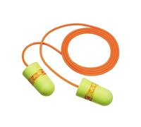 3M 3111254 E A Rsoft Superfit Tapones para los oídos de un solo uso, con cable, 33NRR, amarillo/rojo, 200 pares