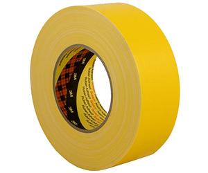 3M 389 Cinta Americana de Altas Prestaciones, Amarillo, 25 mm x 50 m, 36 unidades