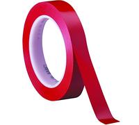 3M 471 Cinta de Marcación y Seguridad, 12 mm x 33 m, 72 unidades, Rojo