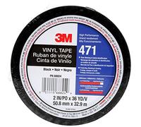 3M 471 Cinta de vinilo, negra, 50 mm x 33 m (1 unidades)
