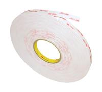 3M 4950/WI0536 Scotch 4950 VHB Tape: 1/2" x 36 yd, White