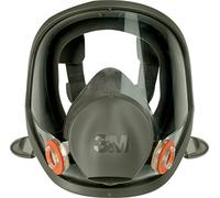 3M Máscara completa 6700S Serie 6000 pequeña elastómero reutilizable sin filtro 4 unidades