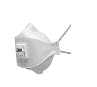 3M 9322+ Aura respirador desechable, FFP2, Valved, paquete de 10