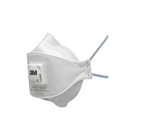 3M 9322+ Aura respirador desechable, FFP2, Valved, paquete de 10