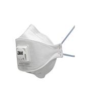 3M 9322+SV Mascarilla Autofiltrante para Partículas FFP2 con válvula, 5 unidades