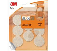 3m almohadillas protectoras para el suelo, de fieltro, diámetro 25 mm