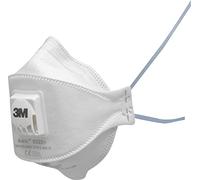3M Mascarilla para partículas Aura 9322+ FFP2 con válvula, 10 máscaras por paquete