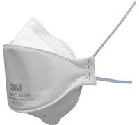 3M Mascarilla FFP2 Aura 9320+ sin válvula 20 unidades Blanco Talla única
