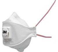 3M Mascarilla para partículas Aura 9332+ FFP3 con válvula 10 unidades Blanco Talla única
