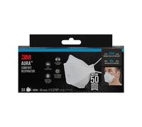 3m aura pack de 3 mascarillas para particulas ffp2 - desechable - sin