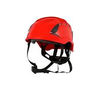 3M Casco de Seguridad SecureFit X5000, ventilado, 1000 V, CE, Rojo, X5005VE-CE