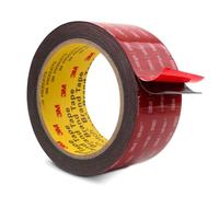 3M Cinta Adhesiva de Doble Cara Para Montaje 50 mm x 4,7 m Negro 1 Rollo