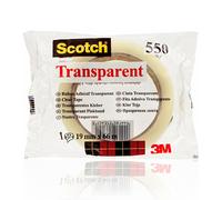 3M Cinta adhesiva Scotch transparente | 19 mm x 66 m