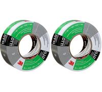 3M Cinta americana extrafuerte DT11, Plata, 48 mm x 55 m, 0.28 mm, envueltos individualmente (Paquete de 2)