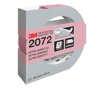 3M Cinta de enmascarar profesional 2072, para superficies delicadas, rosa, 24 mm x 50 m, 1 Rollo/Caja, 100% PEFC