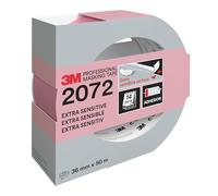 3M Cinta de enmascarar profesional 2072, para superficies delicadas, rosa, 36 mm x 50 m, 1 Rollo/Caja, 100% PEFC