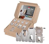 3M CLAW Ganchos para Colgar Cuadros en paredes de yeso, 9 Ganchos - Para fijar objetos pesados, Espejos, Decoración del hogar - Sin herramientas - Soporta hasta: 7kg, 11kg, 20kg, 30kg