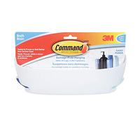 3M CMD-CDY Caddies de mando [extraíble]: Shower Caddy with Water-Resistant Strips (claro esmerilado)