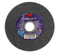 3M Cubitron 3 Disco de Corte, 86580, 80+, T41, 125 mm x 0.8 mm x 22.23 mm, EN, Paquete de 25 Unidades