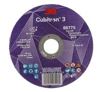 3M Cubitron 3 Disco de Corte, 88775, 36+, T41, 125 mm x 2 mm x 22.23 mm, EN, Paquete de 25 Unidades