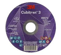 3M Cubitron 3 Disco de Corte, 89573, 36+, T41, 115 mm x 1.6 mm x 22.23 mm, EN, Paquete de 25 Unidades