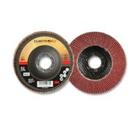 3M Cubitron II Flap Disc 967A, 40+, T27, 4-1/2 in x 7/8 in, Pack of 10, Medium Pressure Applications, Light Deburring, Scale Removal, Oxide Removal, Surface Prep