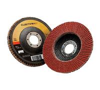 3M Cubitron II Flap Disc 967A, 40+, T29, 4-1/2 in x 7/8 in, Pack of 10, Medium Pressure Applications, Light Deburring, Scale Removal, Oxide Removal, Surface Prep