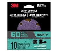 3M DISC5IN10PK60 Sanding Disc, Purple