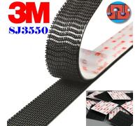 3M Dual Lock 3M cinta SJ3550CF SJ3560CF Seta Cierre resellable 3M sujetadores resellables cinta adhesiva negra Transparent