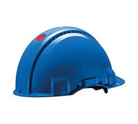 3M G3000NUV-BB - Casco G3000 azul, con arnés de ruleta y banda sudor plástico