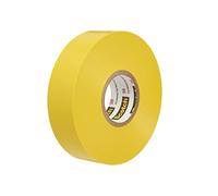 3M 80611211592 Scotch 35 Cinta Eléctrica de Vinilo para Marcación en Color, 19 mm x 20 m, 1 Rollo, Amarillo