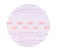 3M Hookit 30669 - Disco abrasivo de 15,24 cm, grano 1000+, 50 unidades, acabado lacado, eliminación de errores, larga duración