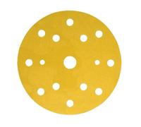 3M Hookit Disco Soporte de Papel 255P, 150 mm, Con 15 agujeros (LD861A), P150, 100/Caja