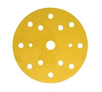 3M Hookit Disco Soporte de Papel 255P, 150 mm, Con 15 agujeros(LD861A), P80, 100/Caja