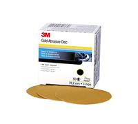 3M Hookit Gold Disc 236U, 00921, 7.6 cm, P80, 50 Discos por Caja