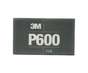 3M Hookit - Hoja abrasiva flexible, 34339, P600, 5.5 x 6.8 pulgadas, 25 hojas por caja