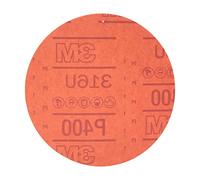 3M Hookit P80D - Disco abrasivo de Grano de 15,24 cm, Color Rojo