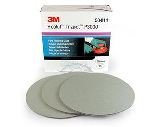 3M Hookit Trizact P3000 - Discos de lija (150 mm de diámetro)