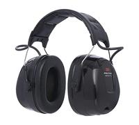 3M Protectores auditivos WorkTunes Pro FM HRXS220A, Radio FM 32 dB, Negro - Pack de 2