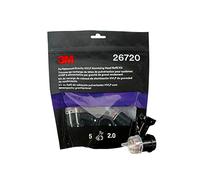 3M Kit de recarga de boquillas HVLP de gravedad de alto rendimiento, para uso con vasos PPS 2.0 para pistola de alto rendimiento, paquete de 5 , 26720, Rojo, 2.0mm, Gravity