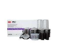 3M - Kit de Vaso para Pistola de pulverización PPS 2.0, Tapas y Vasos, 26028, tamaño pequeño, 88,7 ml, Filtro de 200 micras, Uso para Coches, Muebles, hogar y más, 1 Vaso de Pintura pequeño, 50 Tapas