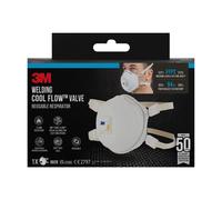 3m mascarilla para particulas ffp2 - con valvula - especial soldadura