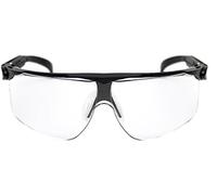 3M Maxim Gafas de seguridad montura negra PC ocular incoloro recubrimiento DX (1 gafa/bolsa)