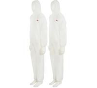 3M P4515BL - 4515 Prenda protección, blanco, tipo 5/6, talla L (Paquete de 2)