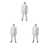 3M P4515BL - 4515 Prenda protección, blanco, tipo 5/6, talla L (Paquete de 3)