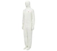 3M P4545L - 4545 Prenda protección, blanco, tipo 5/6, talla L (20 unidades)