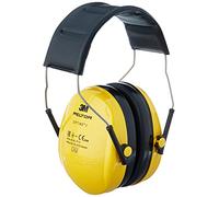 3M Peltor Optime I Kapselgehörschutz H510A mit weichen Polstern - leichter Gehörschutz, schützt vor hohen Geräuschpegeln im Bereich von 87-98 dB (SNR: 27 dB), gelb, 1-er-Pack